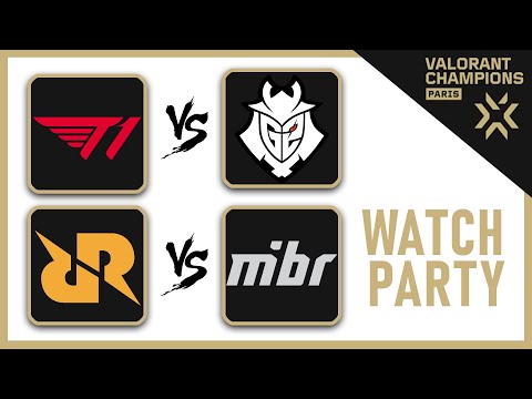 T1 vs G2 + RRQ vs MIBR | VCT Champions Group Stage | #ChampsCostream