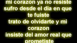 Wisin y Yandel - Ya no queda Amor (Letra - Lyrics