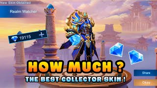 HOW MUCH IS ALDOUS COLLECTOR SKIN REALM WATCHER? | GRAND COLLECTION EVENT - MLBB