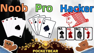 NOOB vs PRO vs HACKER - Merge Card Puzzle | @PocketBear470 screenshot 2