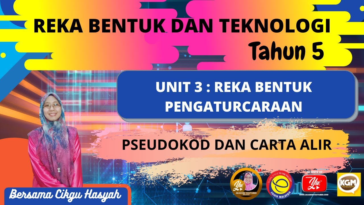 REKA BENTUK DAN TEKNOLOGI TAHUN 5 | PSEUDOKOD DAN CARTA ALIR
