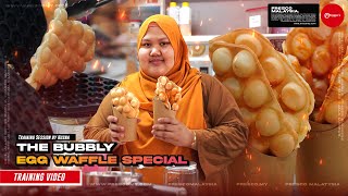 The Bubbly Egg Waffle Special - Free Training How To Make Bubble Egg Waffle