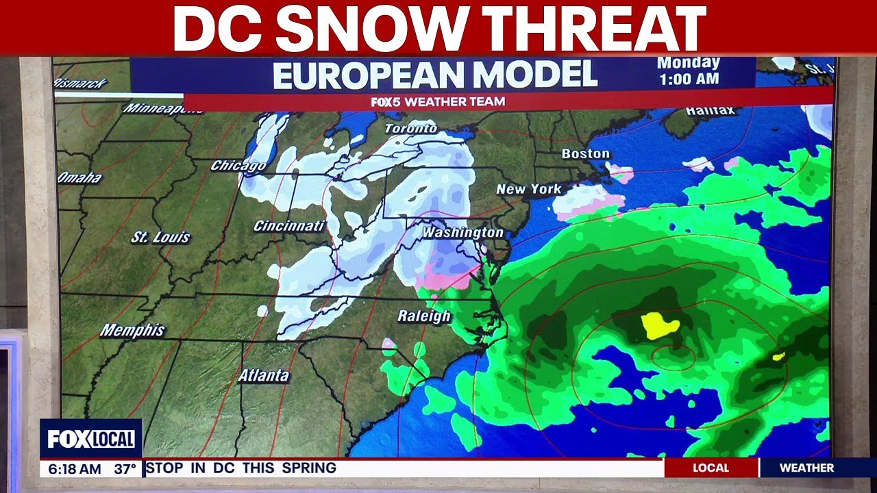 DC snow threat: Could weekend storm bring winter weather back?