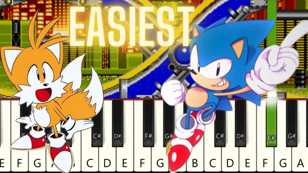 SONIC THE HEDGEHOG 2 - EASY Piano Tutorial 