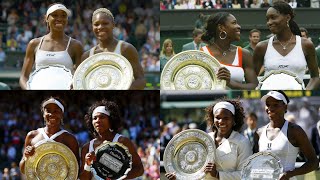 Queens Of Wimbledon - All Four Wimbledon Finals Between Serena & Venus | SERENA WILLIAMS FANS