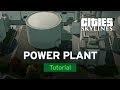 Electric Power Plant with Distanced | Modded Tutorial | Cities: Skylines