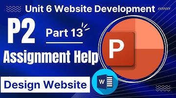 BTEC Level 3 IT - Unit 6 - Website Development - Part 13 - P2 - DESIGN WEBSITE TO MEET REQUIREMENTS