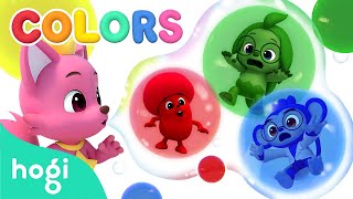 new learn colors with colorful bubbles colors songs kids learn colors pinkfong hogi