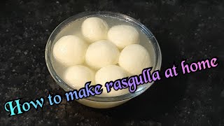 How to make rasgulla at home ||  Bengali desert