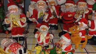 Colección de Papá Noel 2023, Coleçao de papai noel, Dancing Santa Claus Collection, Automate de Noel
