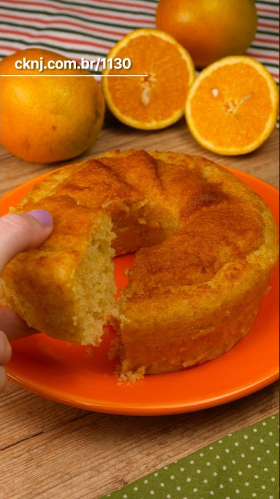 Bolo de Laranja na Airfryer - C K N J