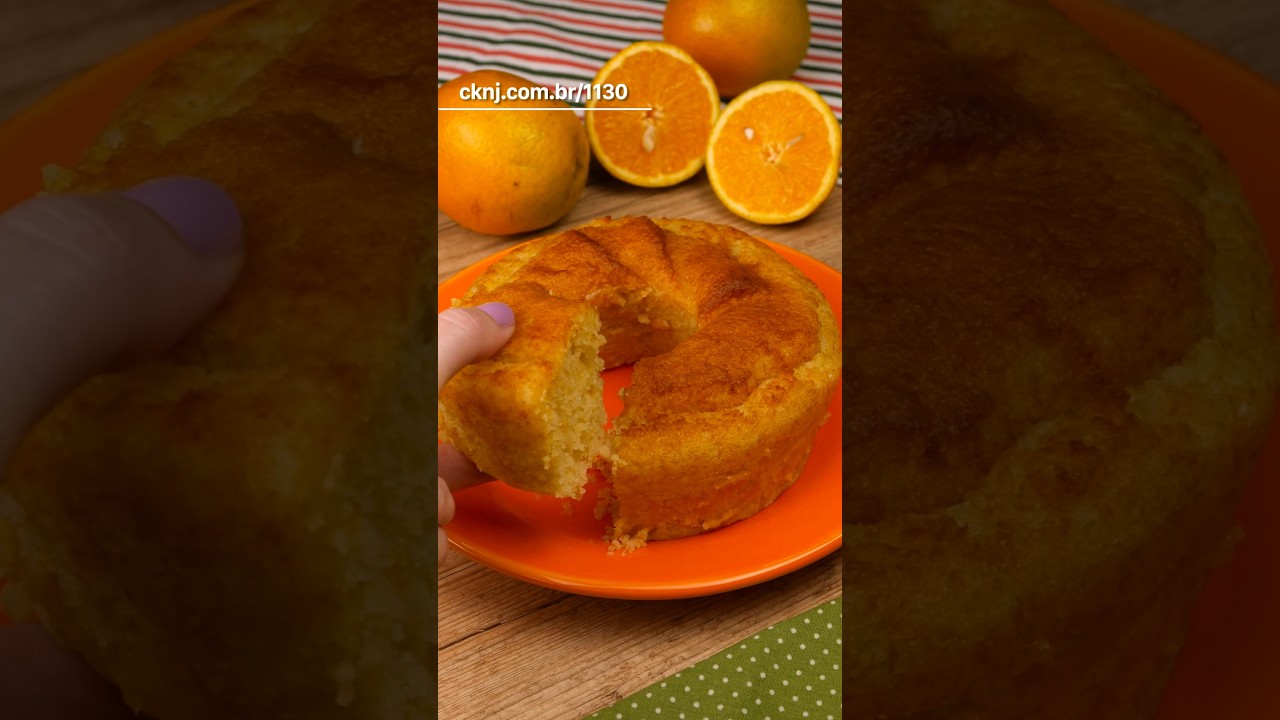 Bolo de Laranja na Airfryer - C K N J