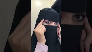 لفّات الحجاب بطريقة مرتبة وجميلة 😍 والنقاب بطريقة ولا أجمل  🥷