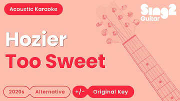 Hozier - Too Sweet (Acoustic Karaoke)