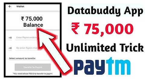 Databuddy ₹75,000 Unlimited Trick 2018 || #No Root Databuddy Latest Unlimited Trick July 2018