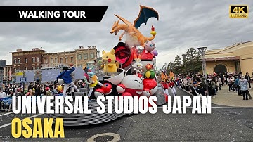 MOST EPIC PARADE! POKEMON! HELLO KITTY! MARIO! Universal Japan No Limit Parade [4K60 HDR]