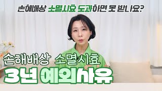손해배상 소멸시효 도과하면 못 받나요? / 성범죄 피해자 전문 한진화 변호사