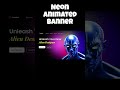 Neon Animated Banner