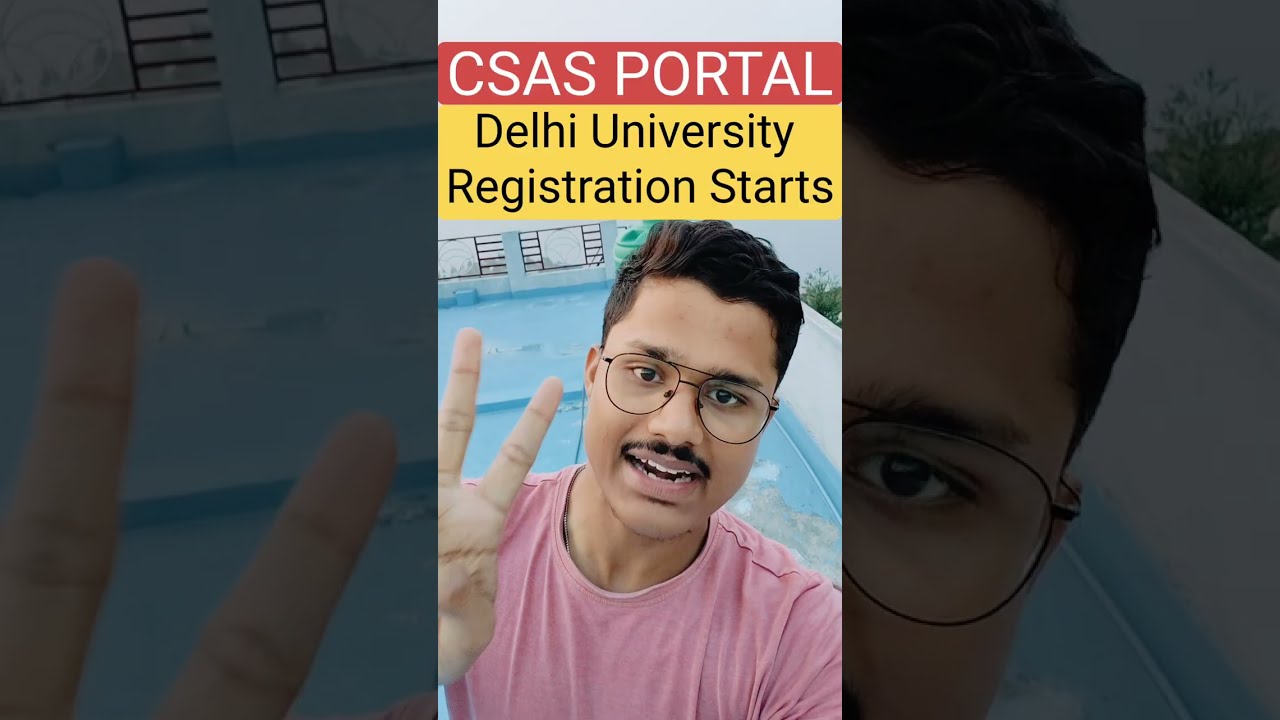 🚨Delhi University Ug Registration 2025 Portal Is Live | Csas Ug Portal Is Live!