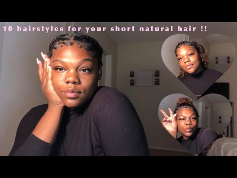 10-hairstyles-for-short-natural-hair!!