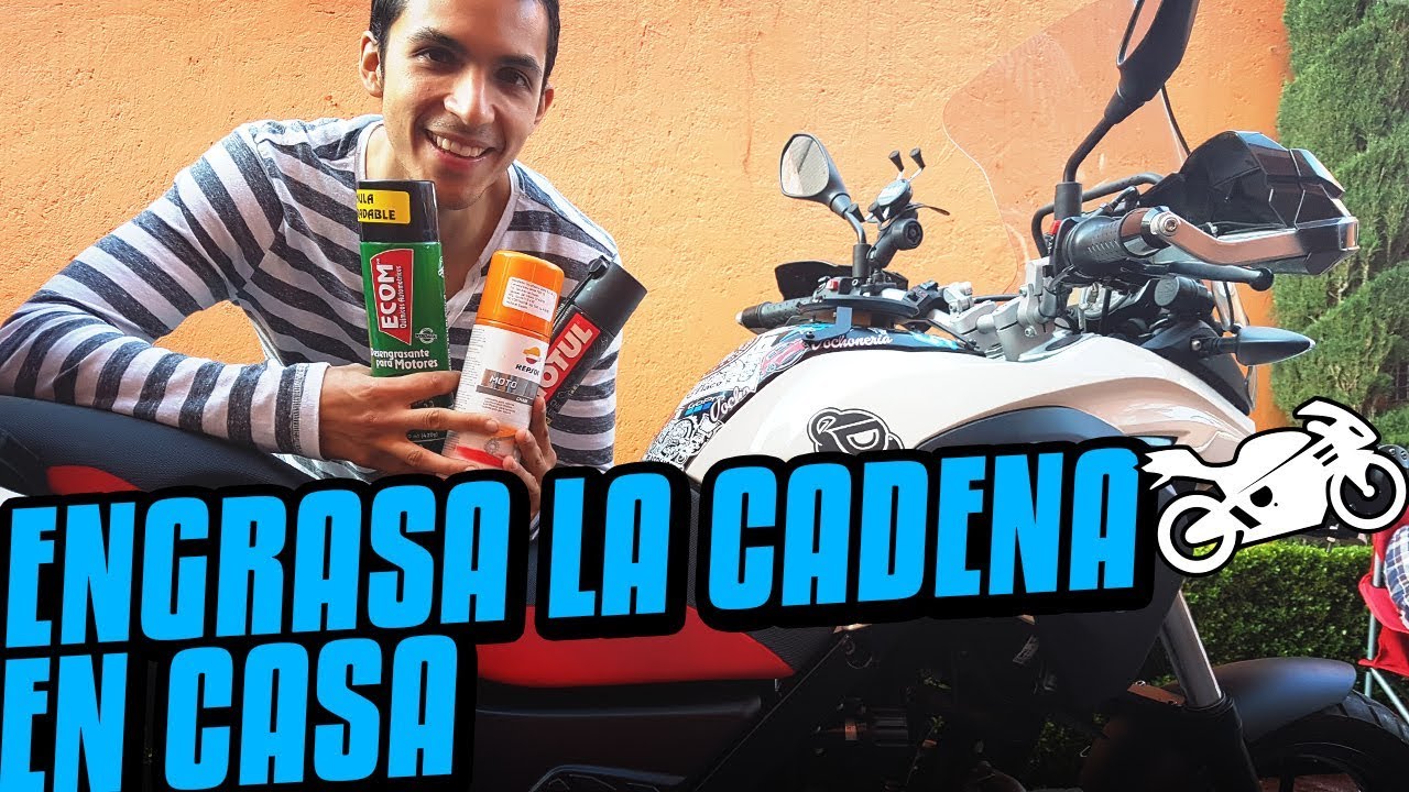 COMO Y CUANDO ENGRASAR LA CADENA DE TU MOTO 