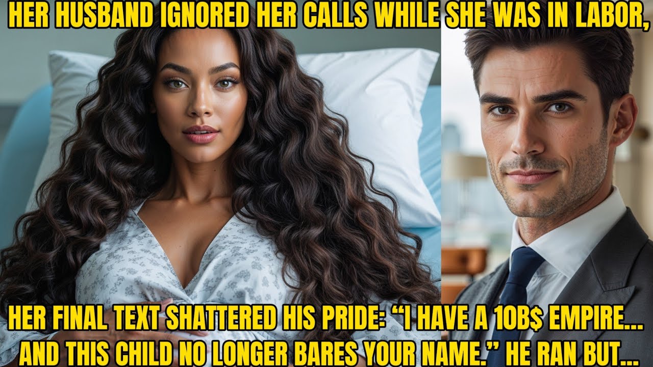 She Went Into Labor Believing He’d Come — But Her Final Message Shattered the Billionaire’s World
