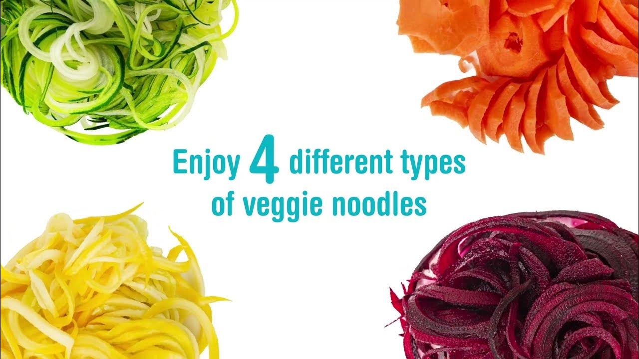 Easily Transform Vegetables into Noodles with the Shine Electric