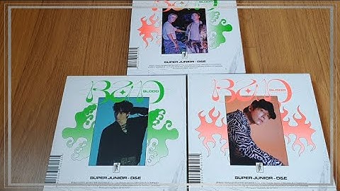 [Unboxing] 슈퍼주니어 D&E 4th 미니앨범 [B.A.D] 언박싱🍃 덕질로그