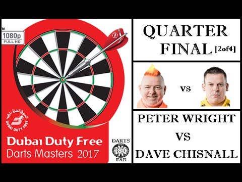 Dubai Duty Free Darts Masters 2017 HD - Quarter Final [2of4]: Peter Wright vs Dave Chisnall darts distance
