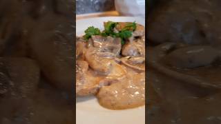 Creamy Mushroom Chicken دجاج بالفطر والكريمة #shorts ?