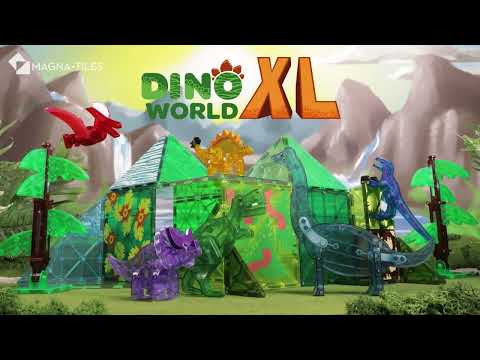 MAGNA-TILES® Dino World XL 50-Piece Set