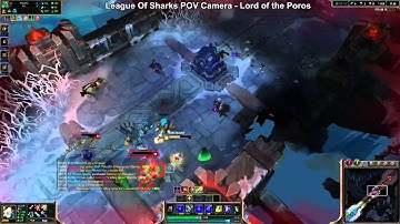 League of Sharks - 1v3 Tristana outplay