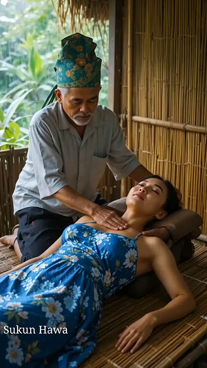 pijat leher dengan suara hujan 🌧️👐 #rain #asmr #rainsounds #massage