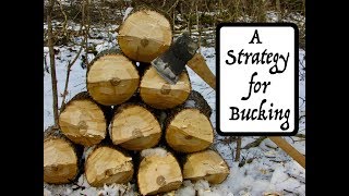 A Bucking Strategy for the Axe Cordwood Challenge @oxbowfarm5803