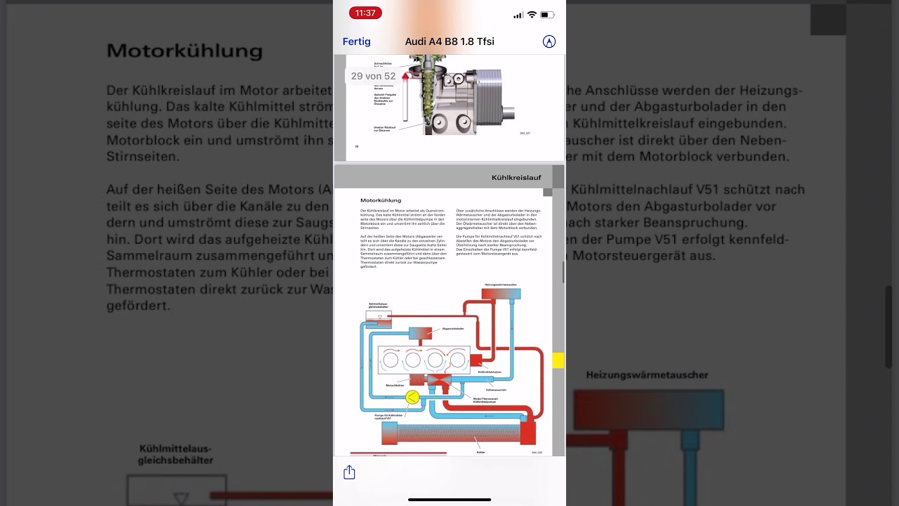 Audi A4 B8 1.8 TFSI Service Training