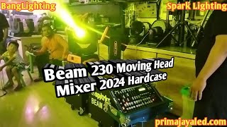 Moving Head Beam 230 Sparks Hardcase Hitam & DMX 2024