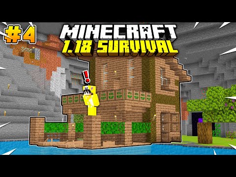 BALIKÇILIK KULUBESİ!!! | Minecraft 1.18 Survival | #4