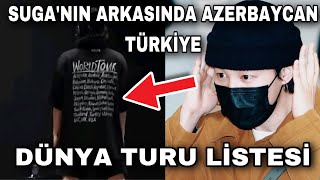 Jimin Ve Jhope Neredeler? Suganın Tişörtünde Dünya Turu Listesi Türkiyede Var