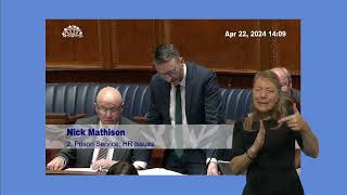 Question Time: Justice, Monday 22 April 2024 with BSL by Northern Ireland Assembly 144 views 9 days ago 45 minutes