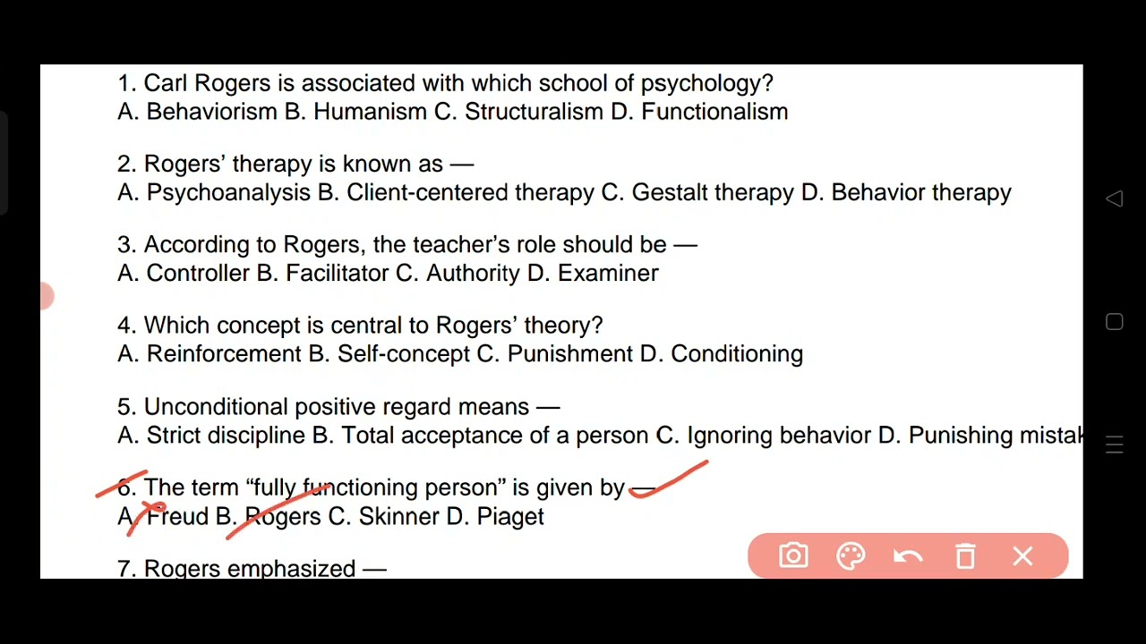 Carl #rogers##20##mcq##ssb##tgt##rht