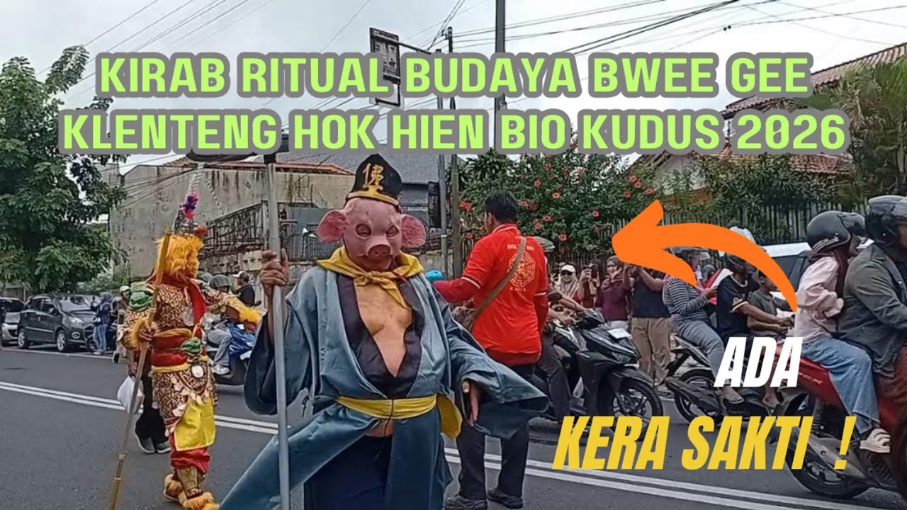 Kirab Ritual Budaya Bwee Gee Klenteng Hok Hien Bio Kudus