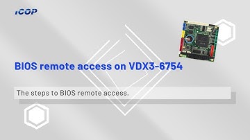 BIOS remote access on VDX3-6754