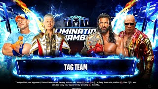 Cody Rhodes & John Cena vs. The Tribal Chief & The Final Boss | Tag Team FULL MATCH | WWE 2K24