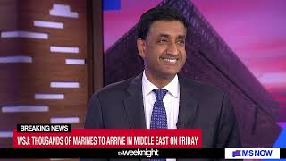 Ro Khanna on MS NOW's the Weeknight with Symone Sanders-Townsend, Michael Steele, & Alicia Menendez