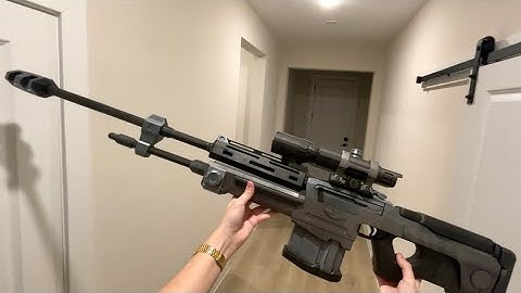 3D Printed Halo SRS99–AM Sniper Rifle Showcase