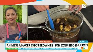 Camila chef revela los secretos para preparar Brownies. Tu Día, Canal 13