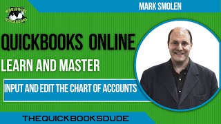 QuickBooks Online - Input and edit the chart of accounts