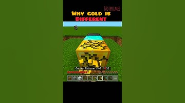 Why the Golden Pickaxe is Different in Minecraft! ⛏️✨#Minecraft #GoldenPickaxe