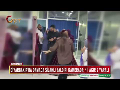 Damada silahlı saldırı kamerada: 1'i ağır 2 yaralı