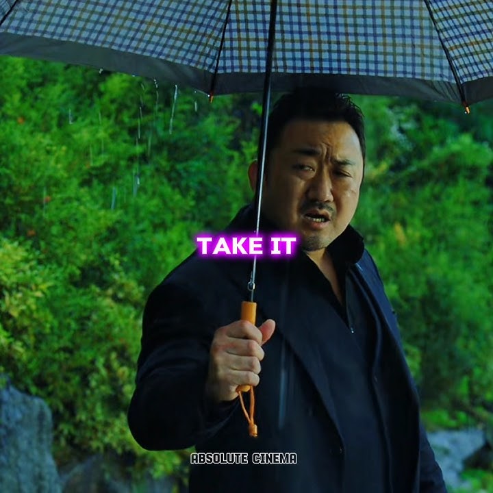 The gangster the cop the devil umbrella scene  ☔💔 #madongseok #kdrama #shorts #viralvideo #trending